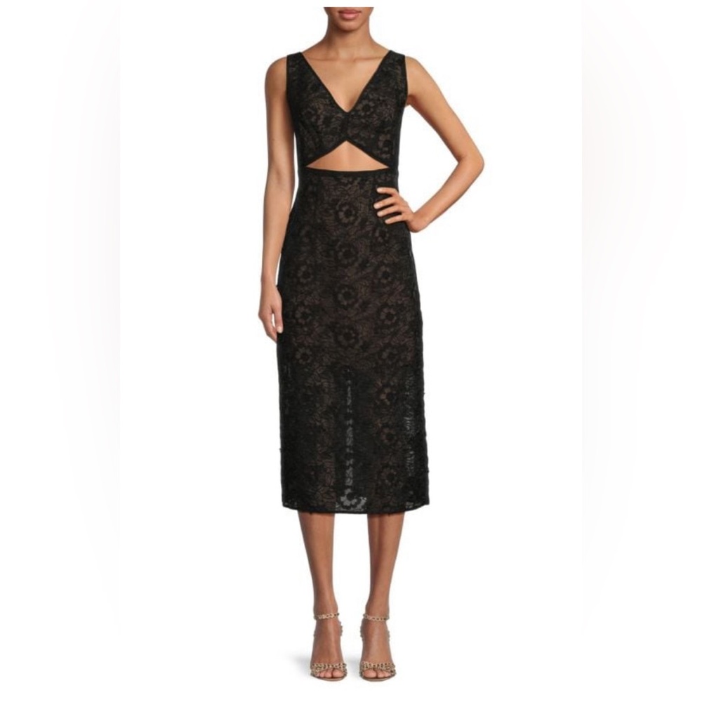 Zac Posen- Organza Floral Lace Midi Dress -NWT Size 6 and Size 8